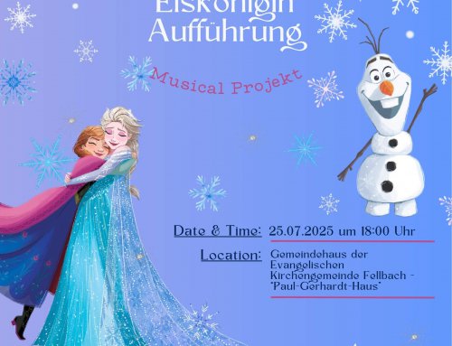 Eiskönigin Aufführung ! Musical Projekt