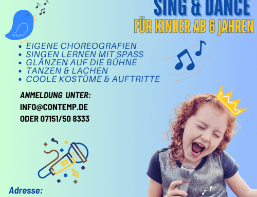 Sing&Dance Kurs für Kinder ab 6 Jahren!