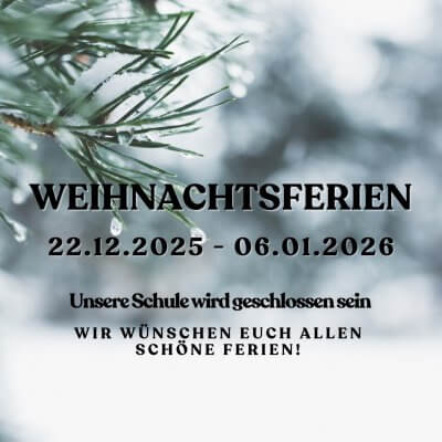 weihnachtsferien