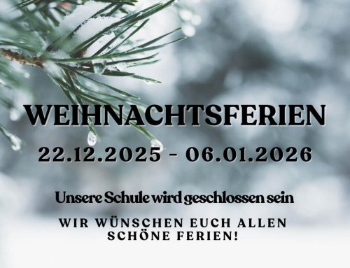 Weihnachtsferien!
